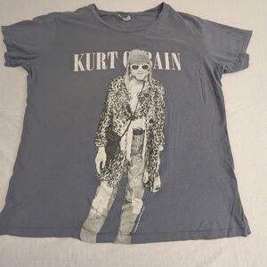Kurt Cobain 2017 The End Of Music Label Jesse Frohman Photo Grey *"TShirt Medium